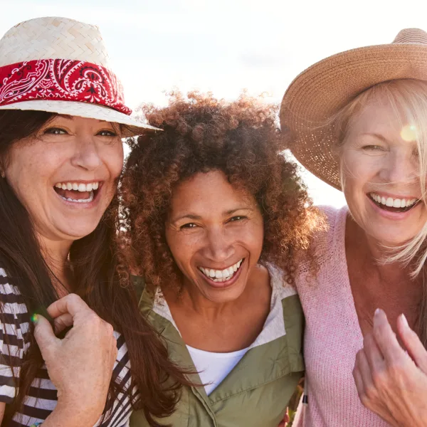 Montana women together outdoors, the patients Wild Women Medicine cares for