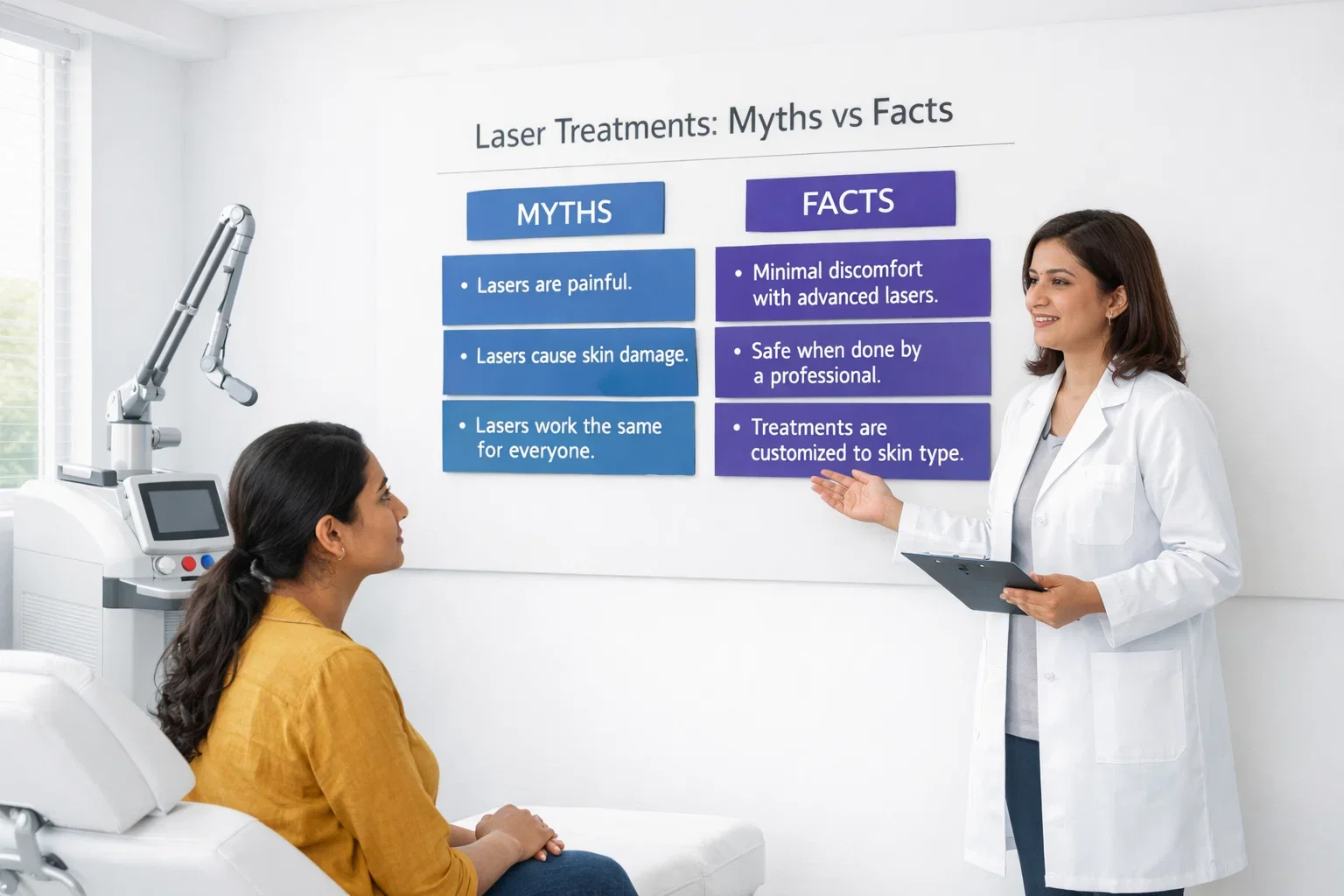 Laser Treatment Myths – Separating Facts from Fiction