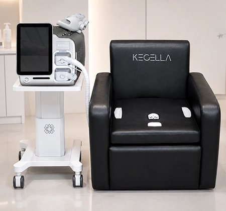 The Kegella Chair HIFEM device for pelvic floor rehabilitation at Mayflower