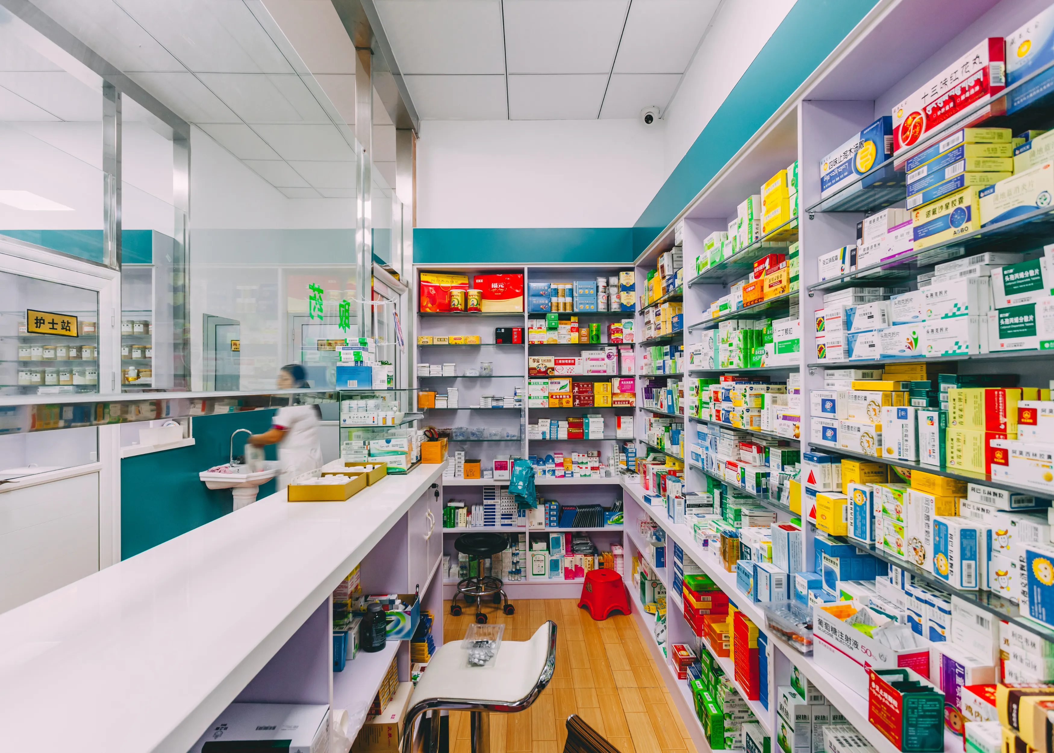 On-site pharmacy at Mayflower Hospital