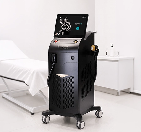 Soprano ICE by Alma Lasers, laser hair reduction treatment at Mayflower Aesthetics