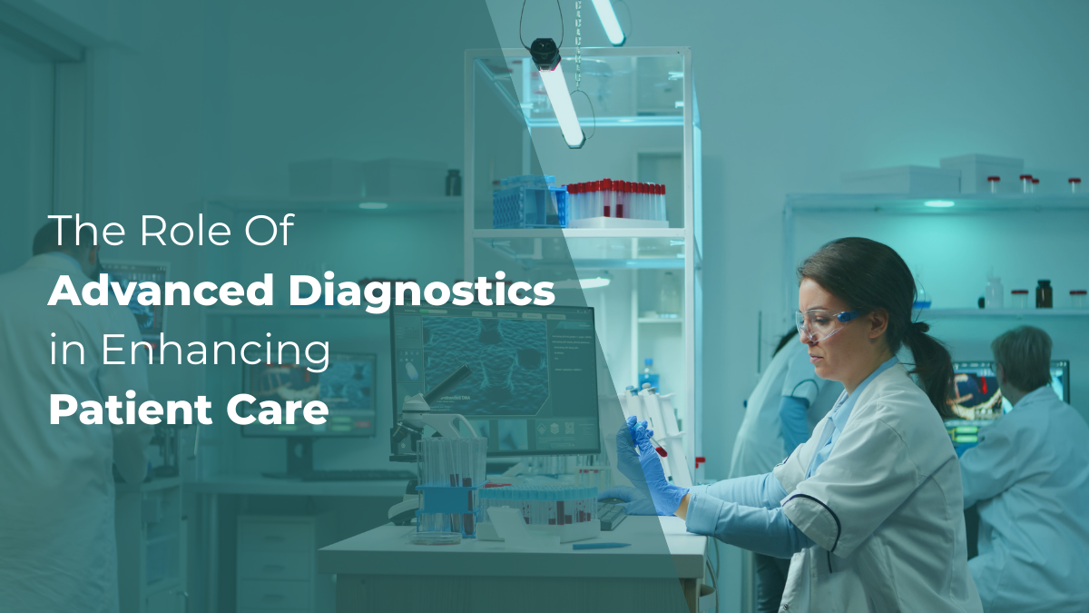 Advanced diagnostic testing equipment used to improve patient care and early disease detection in a clinical setting