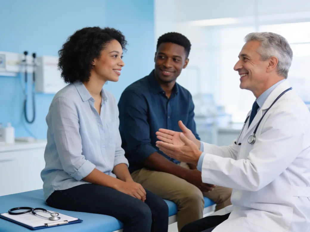 Gastroenterologist consulting with a patient at Cerritos Endoscopy Center